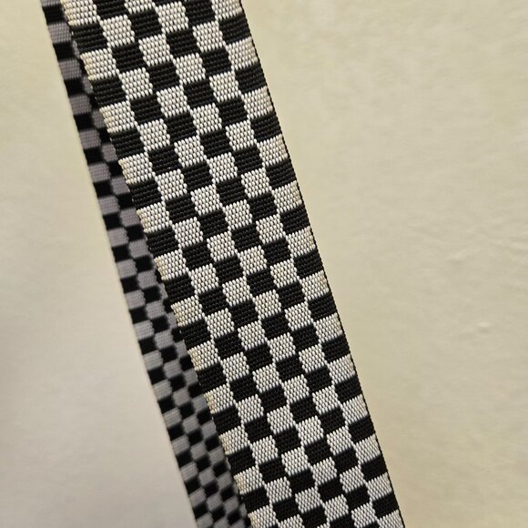 Vans All Day Crossbody Bag Black Checkerboard Strap Skater Emo Scene - Picture 5 of 12